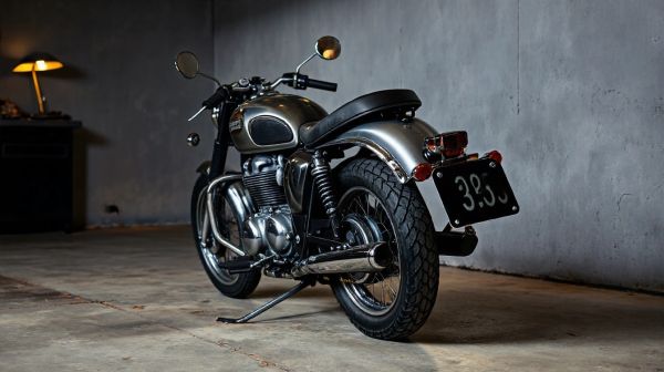 Des plaques d'immatriculation noires pour motos anciennes : guide des choix et règles